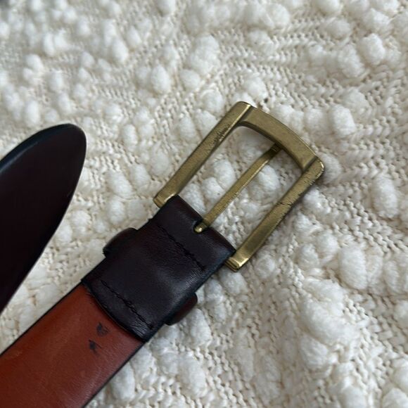 Tommy Hilfiger Handcrafted Leather Belt 40 - Picture 2 of 6